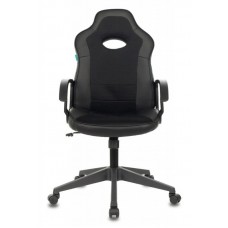 Кресло игровое Zombie VIKING-11/BLACK черный искусст.кожа/ткань