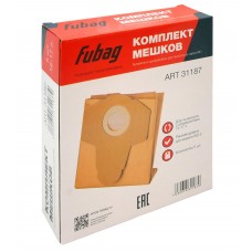FUBAG Комплект мешков одноразовых 12-17 л для пылесосов серии WD 3_5 шт.