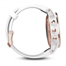 Часы Garmin Fenix 5s Sapphire розовое золото с белым браслетом