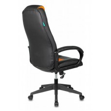 Кресло игровое Zombie VIKING-8N/BL-OR черный/оранжевый искусственная кожа