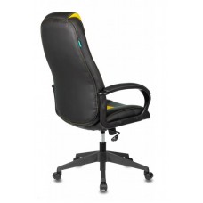 Кресло игровое Zombie VIKING-8N/BL-YELL черный/желтый искусственная кожа