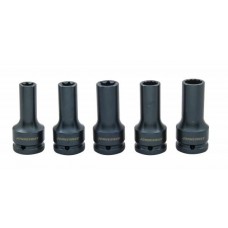 Набор торцевых головок 3/4"DR  E18 / E20 / E24 / 17 мм/19 мм 12-гр. Для болтов ГБЦ MAN (AN040264)