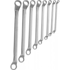 Набор ключей гаечных накидных изогнутых 75° в сумке, 6-22 мм, 8 предметов (W23108S)