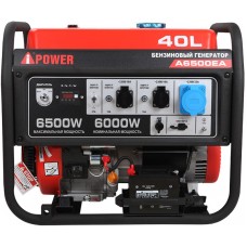 Портативный бензиновый Генератор A-iPower A6500EA