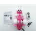 Радиоуправляемый робот-муравей трансформируемый, звук, свет, танцы (розовый)