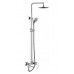 OPAL C душевая колонна со смесителем для ванны, поворотный излив (верхний душ круглой формы)(F6125183CP-A1-RUS)