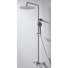 WATERFALL душевая колонна с термостатическим смесителем для ванны. Верхний душ (ст.а F639114C-A3-RUS)