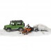 Внедорожник Bruder Land Rover Defender с прицепом, снегоходом и водителем (02-594)