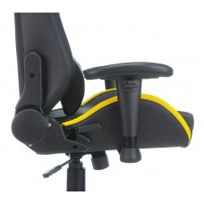 Кресло игровое Zombie HERO CYBERZONE PRO черный/желтый искусственная кожа с подголов. крестовина пластик