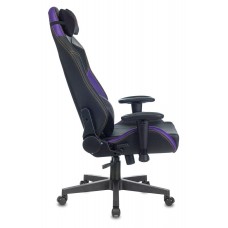 Кресло игровое Zombie HERO JOKER PRO черный/фиолетовый искусственная кожа с подголов. крестовина пластик