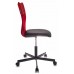 Кресло Бюрократ CH-1399/R+B спинка сетка красный сиденье черный искусственная кожа крестовина металл