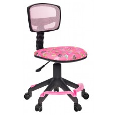 Кресло детское Бюрократ CH-299-F, PK, FLIPFLOP_P спинка сетка розовый сланцы колеса розовый