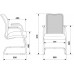 Кресло Бюрократ CH-599AV/32G/TW-11 на полозьях серый TW-32K03 сиденье черный TW-11