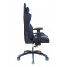 Кресло игровое Бюрократ CH-772N/BL+BLUE две подушки черный/синий искусственная кожа (пластик черный)