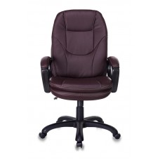 Кресло руководителя Бюрократ CH-868LT/BROWN коричневый искусственная кожа (пластик черный)