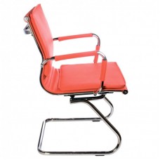 Кресло Бюрократ CH-993-Low-V/Red низкая спинка красный искусственная кожа