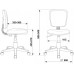 Кресло детское Бюрократ CH-W204NX/15-48 серый 15-48 (пластик белый)