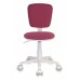 Кресло детское Бюрократ CH-W204NX/26-31 розовый 26-31 (пластик белый)