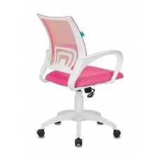 Кресло Бюрократ CH-W695N розовый TW-06A TW-13A (пластик белый)