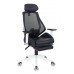 Кресло игровое Бюрократ CH-W770/BLACK черный искусст.кожа/сетка (пластик белый)