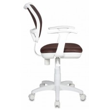 Кресло детское Бюрократ CH-W797/BR/TW-14C спинка сетка коричневый сиденье коричневый TW-14C (пластик белый)