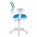 Кресло детское Бюрократ CH-W797/LB/TW-55 спинка сетка голубой сиденье голубой TW-55 (пластик белый)