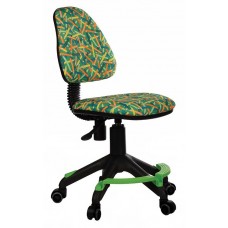 Кресло детское Бюрократ KD-4-F, PENCIL-GN зеленый карандаши колеса зеленый