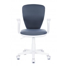 Кресло детское Бюрократ KD-W10AXSN/26-25 серый 26-25 (пластик белый)