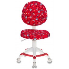 Кресло детское Бюрократ KD-W6-F, ANCHOR-RD красный якоря (пластик белый)