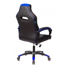 Кресло игровое Zombie VIKING 2 AERO BLUE черный/синий искусственная кожа