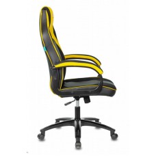 Кресло игровое Zombie VIKING 2 AERO YELLOW черный/желтый искусст.кожа/ткань