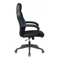 Кресло игровое Zombie VIKING 3 AERO BLUE черный/синий искусст.кожа/ткань