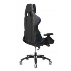 Кресло игровое Zombie VIKING 4 AERO BLUE две подушки черный/синий искусст.кожа/ткань