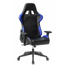 Кресло игровое Zombie VIKING 5 AERO BLUE черный/синий искусственная кожа