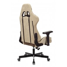 Кресло игровое Zombie VIKING 7 KNIGHT BR FABRIC коричневый текстиль/эко.кожа крестовина пластик