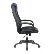 Кресло игровое Zombie VIKING-8N/BL-BLUE черный/синий искусственная кожа