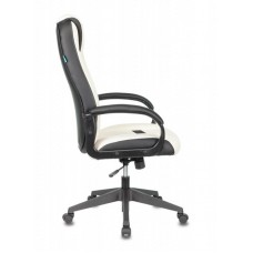 Кресло игровое Zombie VIKING-8N/WH-BLACK белый/черный искусственная кожа
