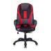 Кресло игровое Zombie VIKING-9/BL+RED черный/красный искусст.кожа/ткань