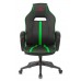 Кресло игровое Zombie VIKING Zombie A3 GN черный/зеленый искусственная кожа