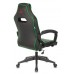 Кресло игровое Zombie VIKING Zombie A3 GN черный/зеленый искусственная кожа
