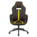 Кресло игровое Zombie VIKING Zombie A3 YEL черный/желтый искусственная кожа