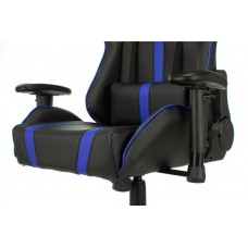 Кресло игровое Zombie VIKING Zombie A4 BL черный/синий искусственная кожа