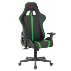 Кресло игровое Zombie VIKING Zombie A4 GN черный/зеленый искусственная кожа