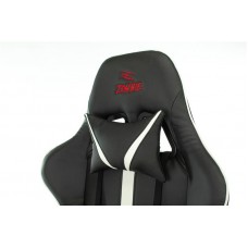 Кресло игровое Zombie VIKING Zombie A4 WH черный/белый искусственная кожа