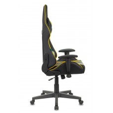Кресло игровое Zombie VIKING Zombie A4 YEL черный/желтый искусственная кожа