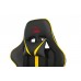 Кресло игровое Zombie VIKING Zombie A4 YEL черный/желтый искусственная кожа