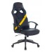 Кресло игровое Zombie DRIVER черный/желтый искусственная кожа с подголов. крестовина пластик