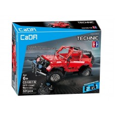 Радиоуправляемый конструктор CaDA Technic машина Jeep Wrangler (531 деталь)