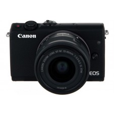 Беззеркальный фотоаппарат Canon EOS M100 kit EF-M 15-45mm f/3.5-6.3 IS STM черный