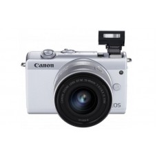 Беззеркальный фотоаппарат Canon EOS M200 kit EF-M 15-45mm f/3.5-6.3 IS STM белый
